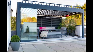 Stunning 4.9m x 3.4m bioclimatic pergola