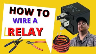 How to wire a 12 volt relay ( IT’S Easy)