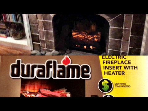 Twin Star Home Infrared Electric Quartz Fireplace Heater With Dan