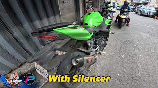 Yoshimura r77 Sound check on Kawasaki Ninja 400