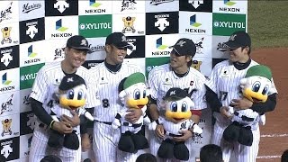 【プロ野球パ】お立ち台キツキツ、活躍4人衆のヒーローインタビュー 2014/05/23 M-G