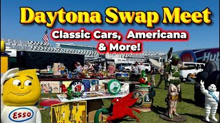 Walking the Daytona Swap Meet - Classic Cars, Americana & More!