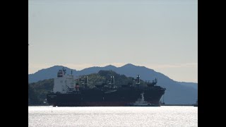 岩城に帰って来た木材チップ船「SILVA CONCORDIA」　令和3年11月7日