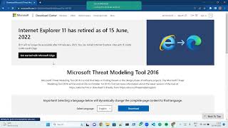 Microsoft Threat Modeling Tool Installation
