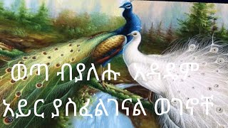 ዛሬ ወጣ ብያለሑ አዳዴም ለራሳችን  ግዜ እንስጥ  ወገኖቸ