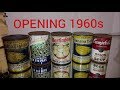 55 Year Old Canned Foods, Opening decades-old Canned Foods 3