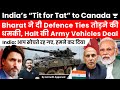 India’s Tit for Tat to Canada. India Warns to end Defence Deals, halts Vehicles Deal for Indian Army