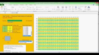 Excel 2D Heat Transfer Conduction Analysis