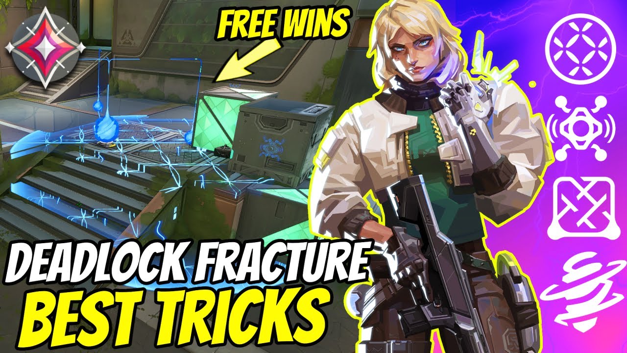 Deadlock Fracture Lineups And Setups - Valorant - YouTube