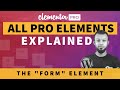 Form Widget Tutorial | Elementor Pro Tutorial