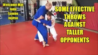 SOME EFFECTIVE THROWS AGAINST TALLER OPPONENTS