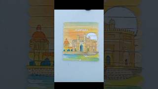 || Mumbai Char minar drawing || Gateway Of India Mumbai #drawing #art #craft