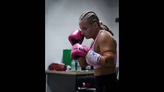 Ebanie Bridges Backstage Getting Ready