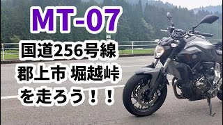 【MT-07】郡上市、堀越峠を走ってきました！！【国道256号線】