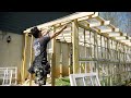 DIY UpCycled Greenhouse - Start to Finish