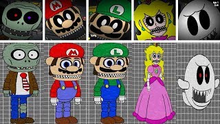 Five Nights at Mario's All Jumpscares / All Animatronics / Extras