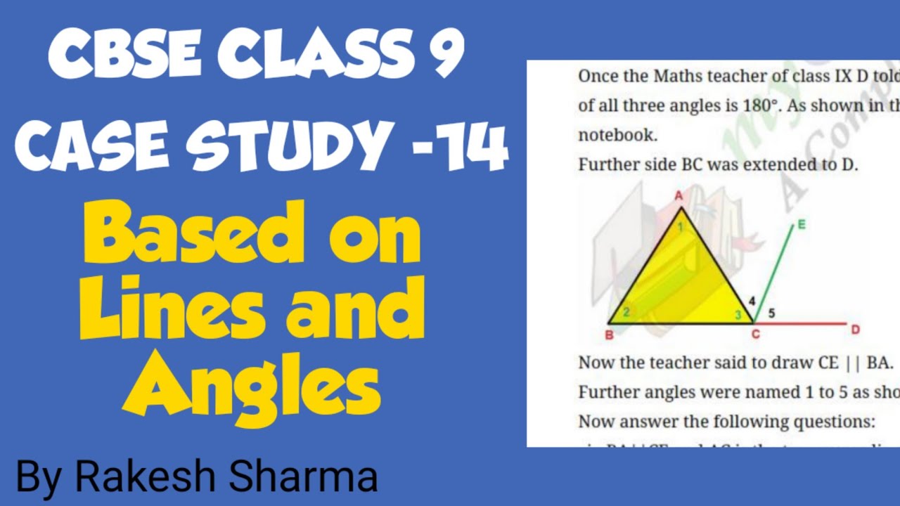 Case Study Questions And Answers Class 9 Maths | Case Study Based On ...