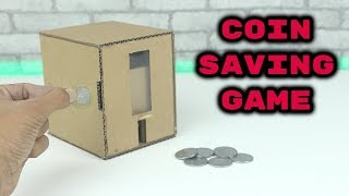 How to Make a Cardboard Game | Make a Piggy Bank With Password | Coin Sorter Machine