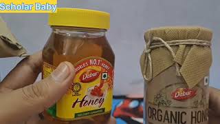 Opening of Dabur Honey || Pure vs Organic Honey ||