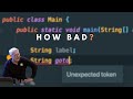This is why modern languages don't have go to statements - Robert C. Martin (Uncle Bob)