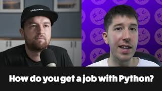 How do I get a job with Python?
