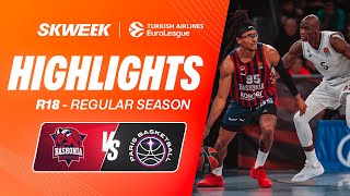 CAN MONEKE LEAD THE COMEBACK 🤯 ?? - Baskonia vs Paris Basketball - EuroLeague Highlights R18