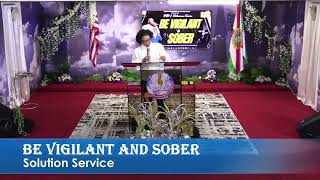 BE VIGILANT AND SOBER || JAN.17, 2025 || PASTOR TINA OPONE