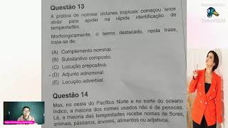 Correção da prova de língua portuguesa do concurso da CMM