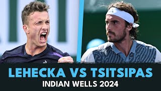 Jiri Lehecka Upsets Stefanos Tsitsipas! 🔥 | Indian Wells 2024 Highlights