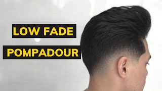 HƯỚNG DẪN KỸ THUẬT LOW FADE X POMPADOUR - BALY // DINOBARBERSHOP