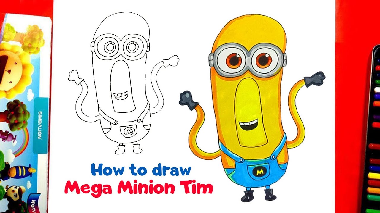 Minion Tim Drawing Mega Minions Gallery Despicable Me Wiki Fandom