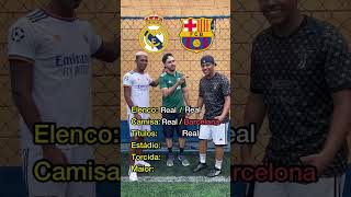 Real Madrid x Barcelona! Que é maior?😳 Curiosidades da bola #realmadrid #barcelona