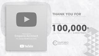 Emporio Architect has finally acquired the Silver Play Button