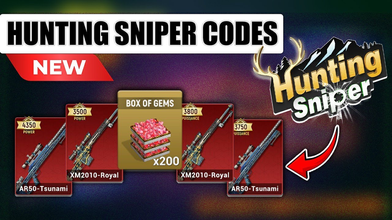 Hunting Sniper Codes 2024 рџћѓ Hunting Sniper Gift Codes рџћѓ Hunting Sniper