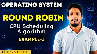 Round Robin CPU Scheduling Algorithm || Solved Example 1 || Operating System