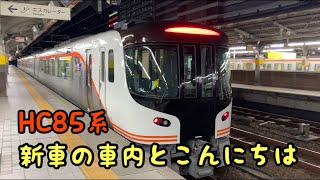 【最新型車両】JR東海HC85系の車内をのぞき見…？