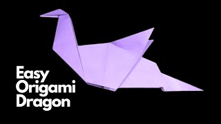 How to make a paper dragon - Easy origami dragon