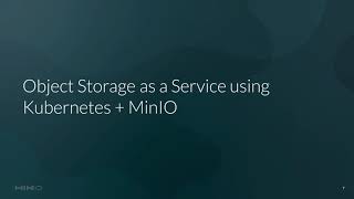 CNDM Day EU 2021: Object Storage as a Service as Building Block for Modern IT Organizations