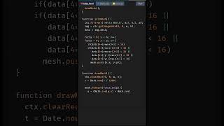 Create Text into Particles with HTML Canvas |HTML5 Canvas Tutorial #shorts #coding #JavaScript