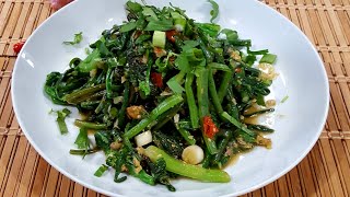 How To : Soop Pak recipe | Parboiled vegetables salad | Lao Food