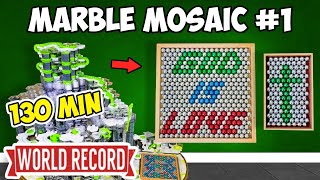 Pixel Art Marble Machine sets GraviTrax World Record | 130 Minute Run