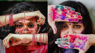 holi special photoshoot 🤩Holi 2021 🥰Happy holi😍Holi special video ❤️🧡💛💚💙💜🖤🤎🤍