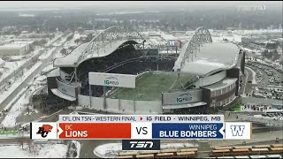 Winnipeg Blue Bombers vs BC Lions 2022 West Final Full Game