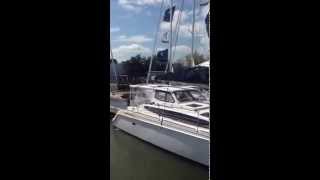 Nautitech 442 in Annapolis spring boat show.