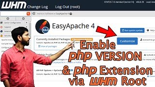 How to enable PHP Version and PHP Extensions in WHM via Root access? [EXPLAINED]☑️