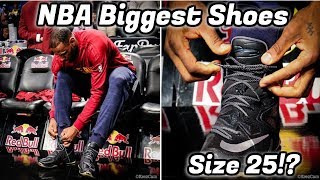 Your Favorite NBA Players Shoe Sizes