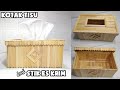 Cara Membuat Kotak Tisu Dari Stik Es Krim || DIY Kotak Tisu