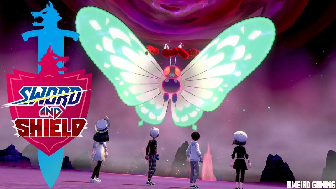 Gigantamax Butterfree Raid Battle | Pokémon Sword & Shield Gameplay 4K ...