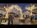 Warsaw Christmas Market 🇵🇱 4K Walking Tour and Lumagica Garden 2023