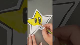 How to Draw Stars | Super Mario Bros | Step By Step Tutorial | Tutorial | #shorts